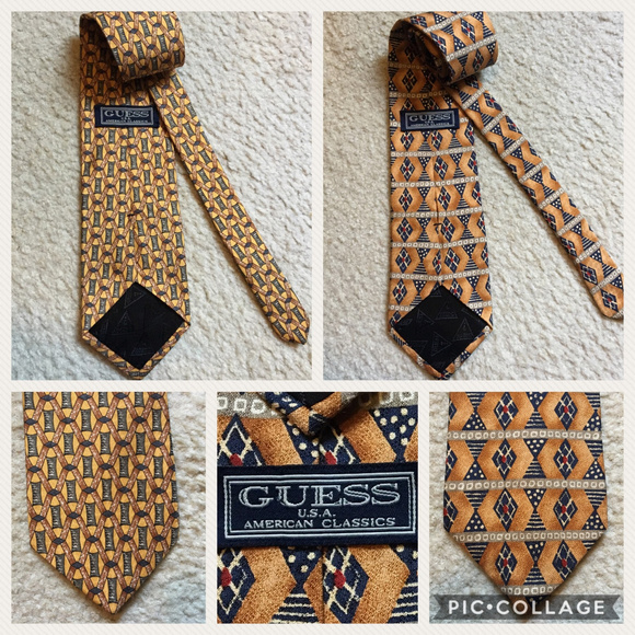 2 GUESS USA American Classic Ties - Picture 5 of 8